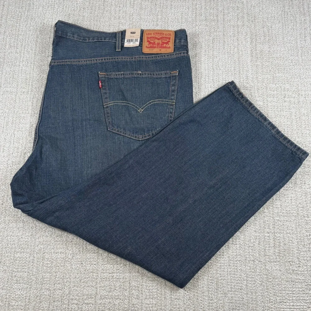 NEW Levi's 559 Mens 56x30 Relaxed Straight Leg Denim Blue Jeans